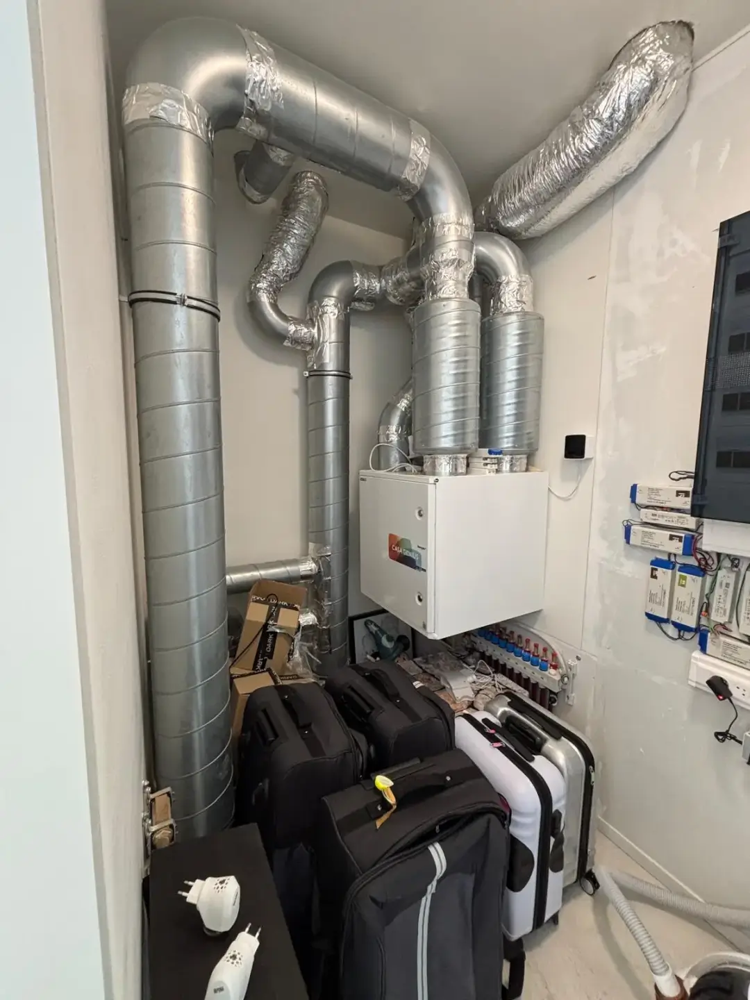 Ventilatie-unit systeem D met warmterecuperatie